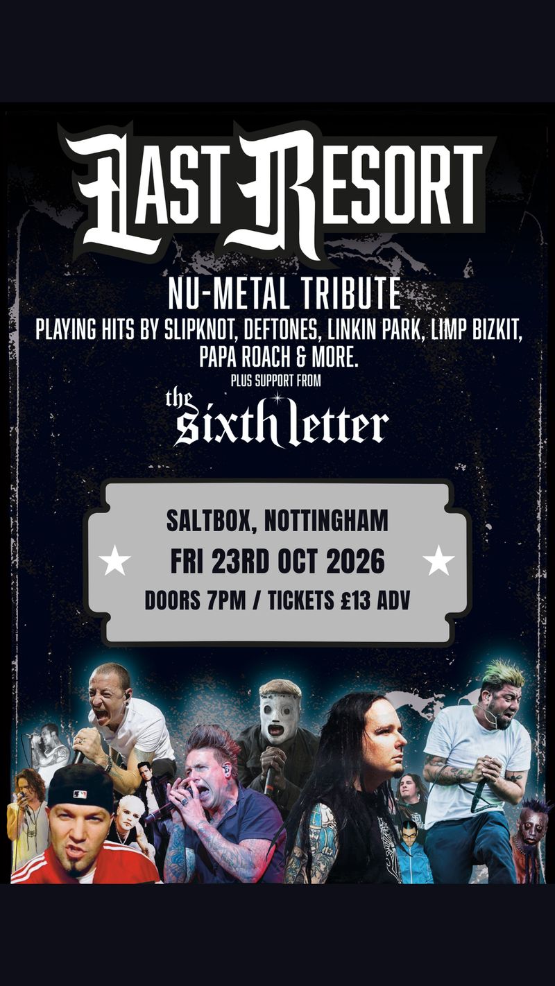 Last Resort Nu Metal Tribute