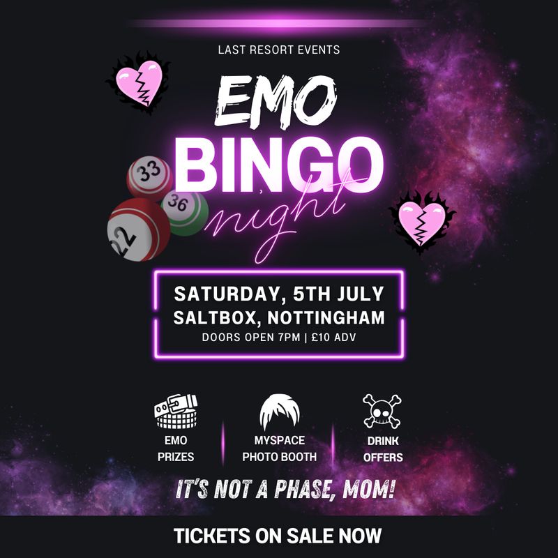 Emo Bingo Night