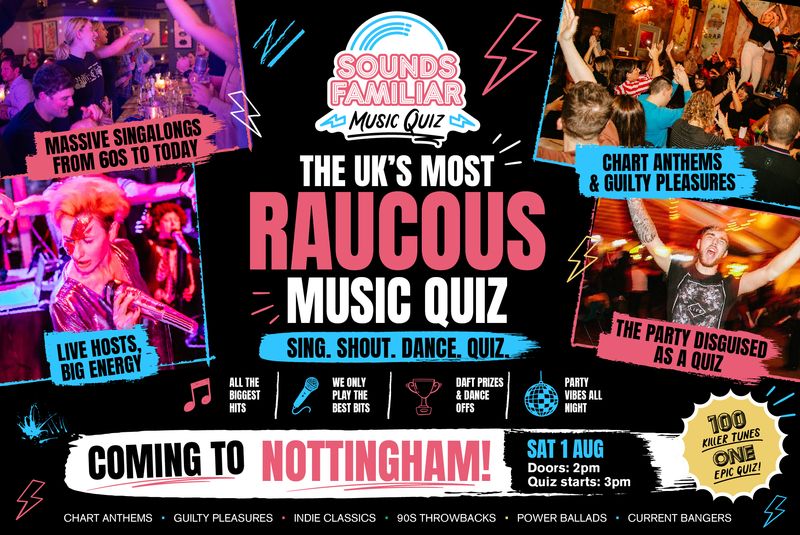 Sounds Familiar Music Quiz - Nottingham Daytime Party