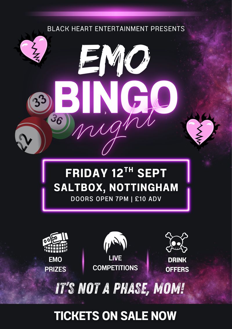 Emo Bingo Night