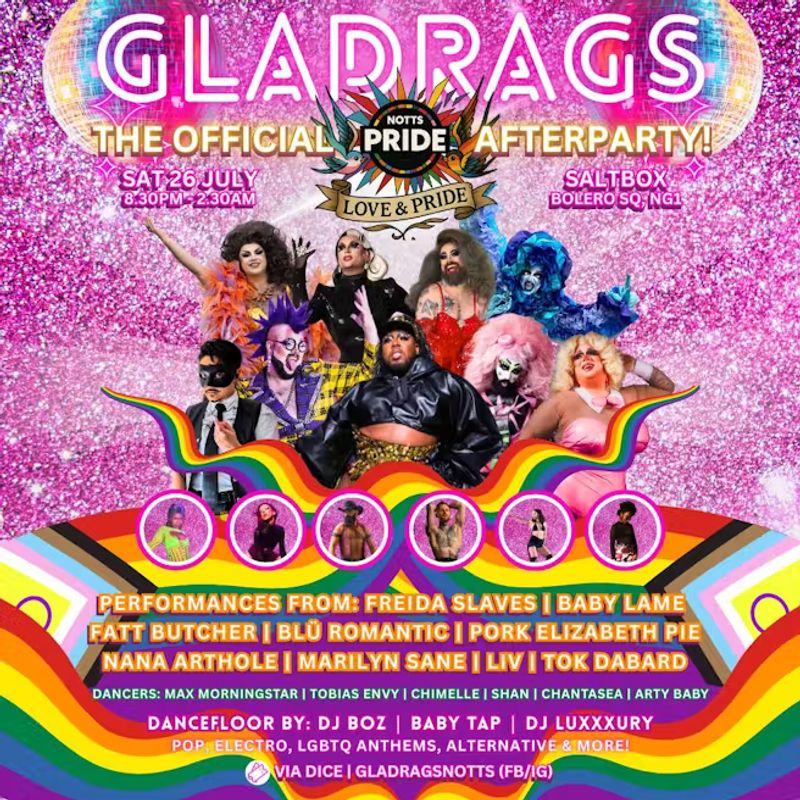 Gladrags: Official Notts Pride Afterparty